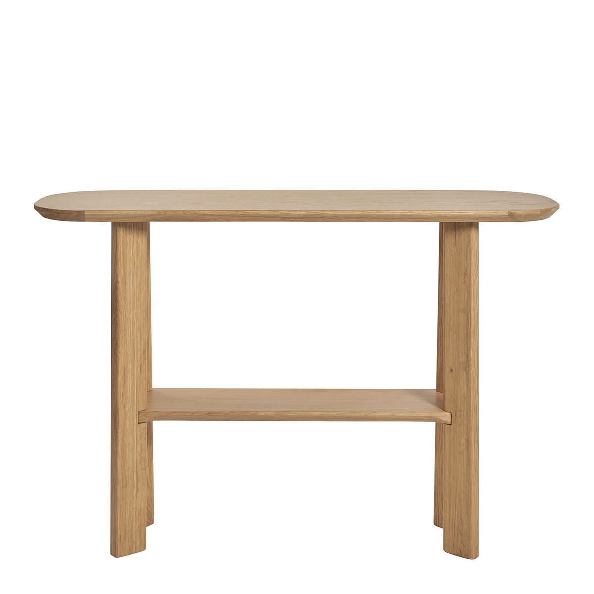 Console chêne 130x40x86, BLANC D’IVOIRE