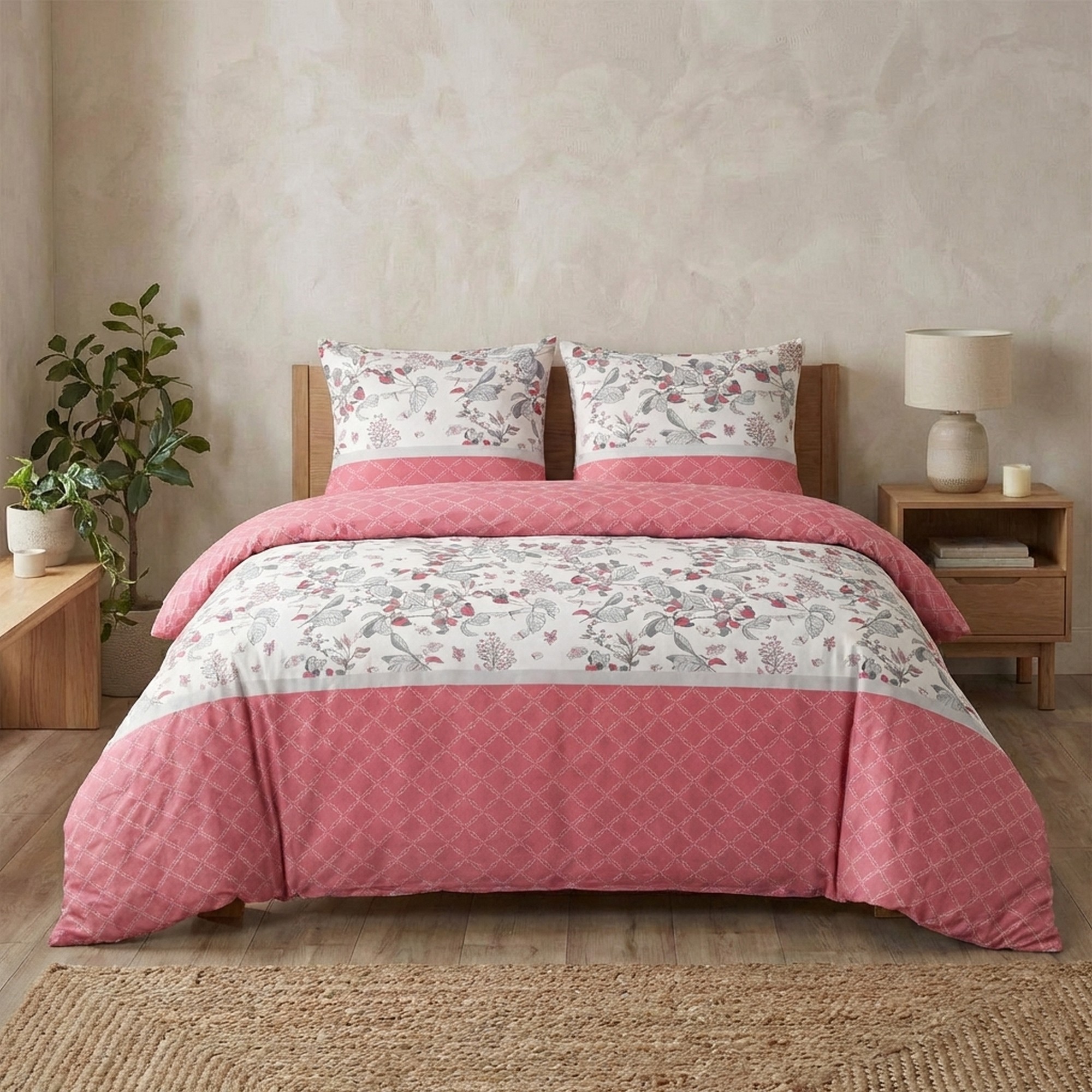Parure de lit - Housse de couette avec taies, EDEN