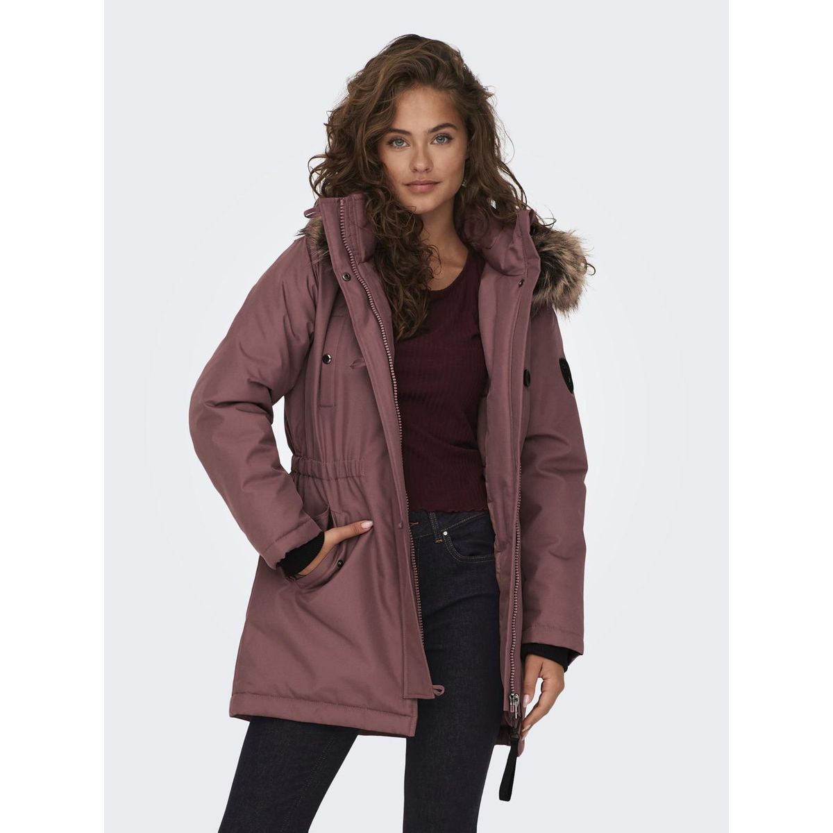 Parka femme rose poudr La Redoute