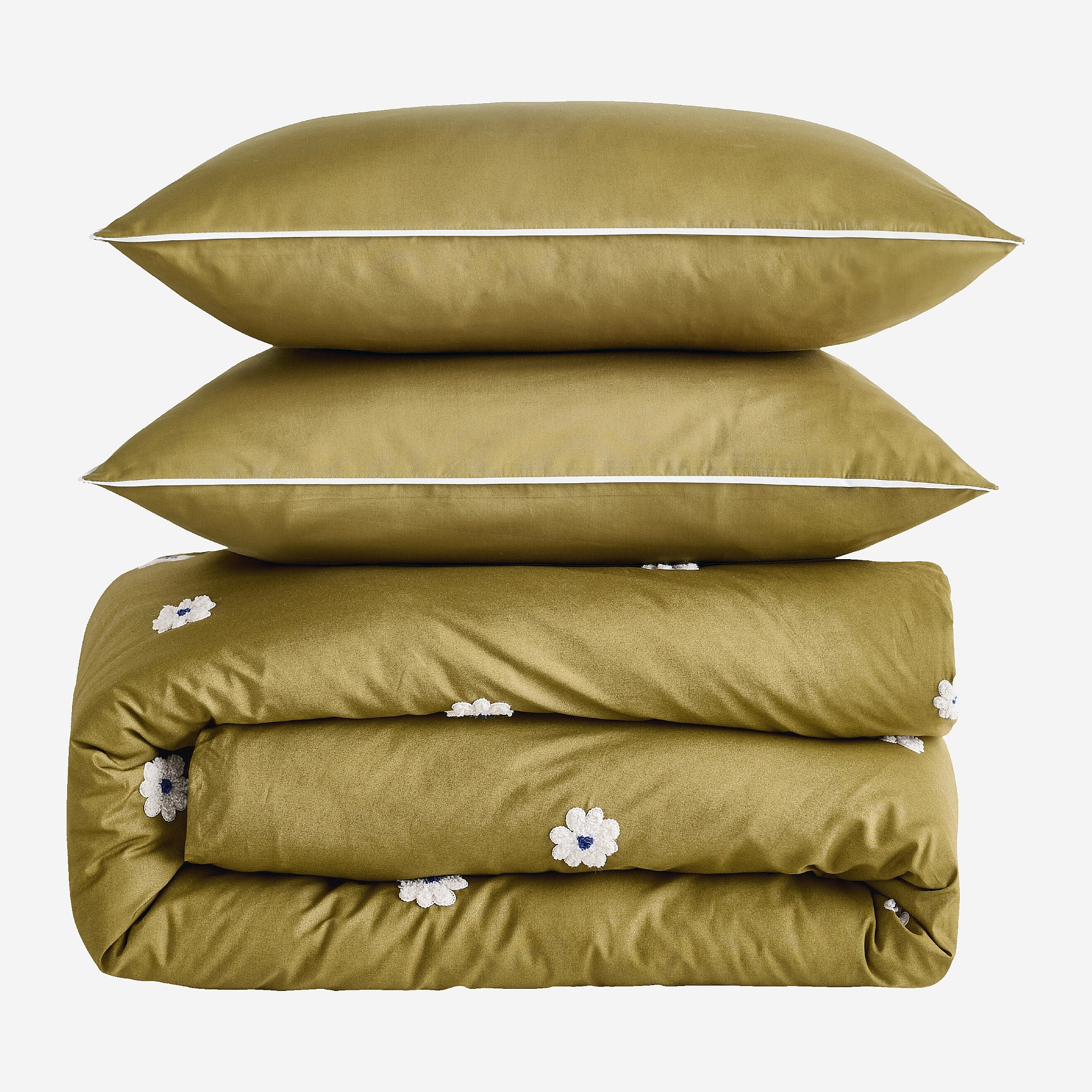 Parure de lit percale DAHLIA, HABITAT