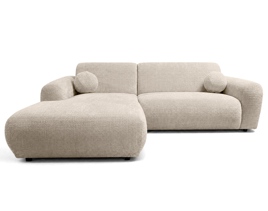 Canapé d'Angle gauche 4 places - LOUISE, BEST MOBILIER