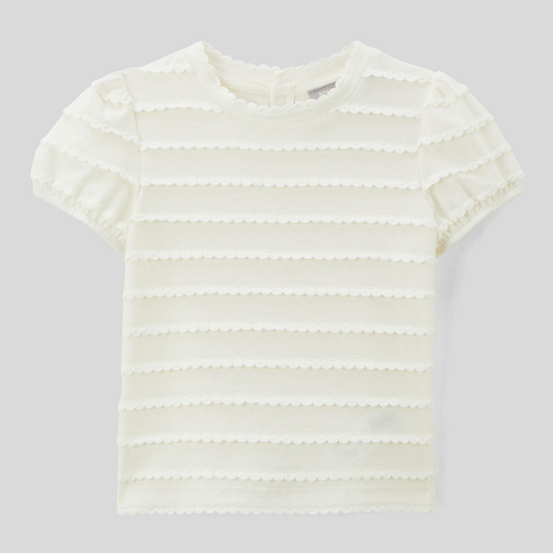 T-shirt manches courtes fantaisie en coton BIO GOTS, BOUT'CHOU