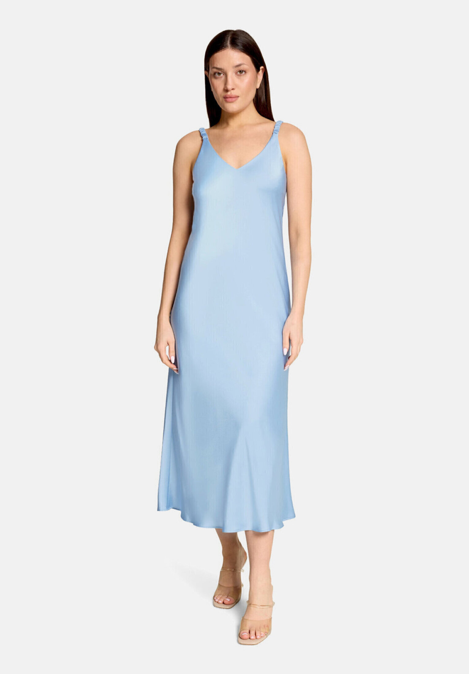 Robe de soirée à larges bretelles, VERA MONT