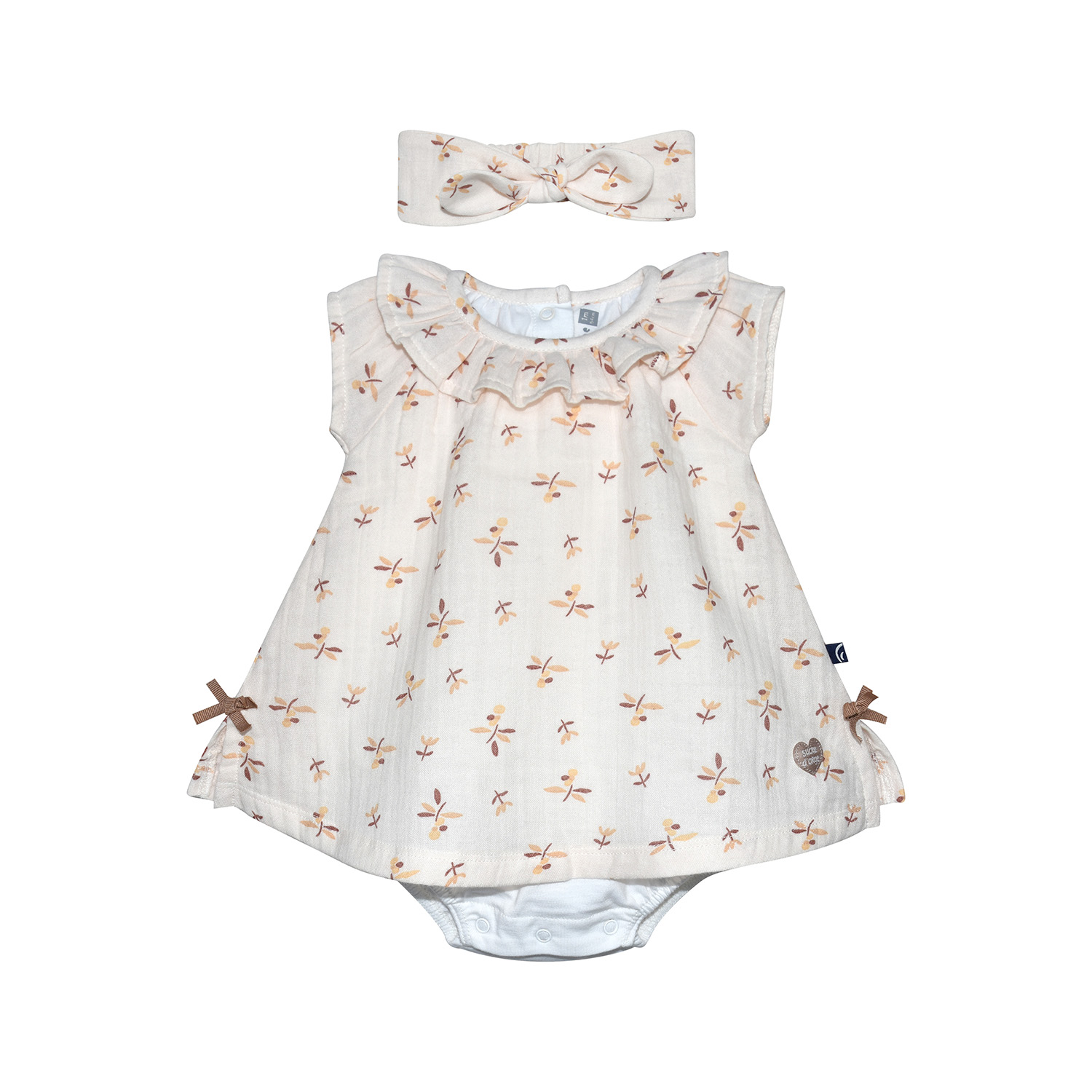 Combirobe bandeau rosÉlia naissance, SUCRE D'ORGE