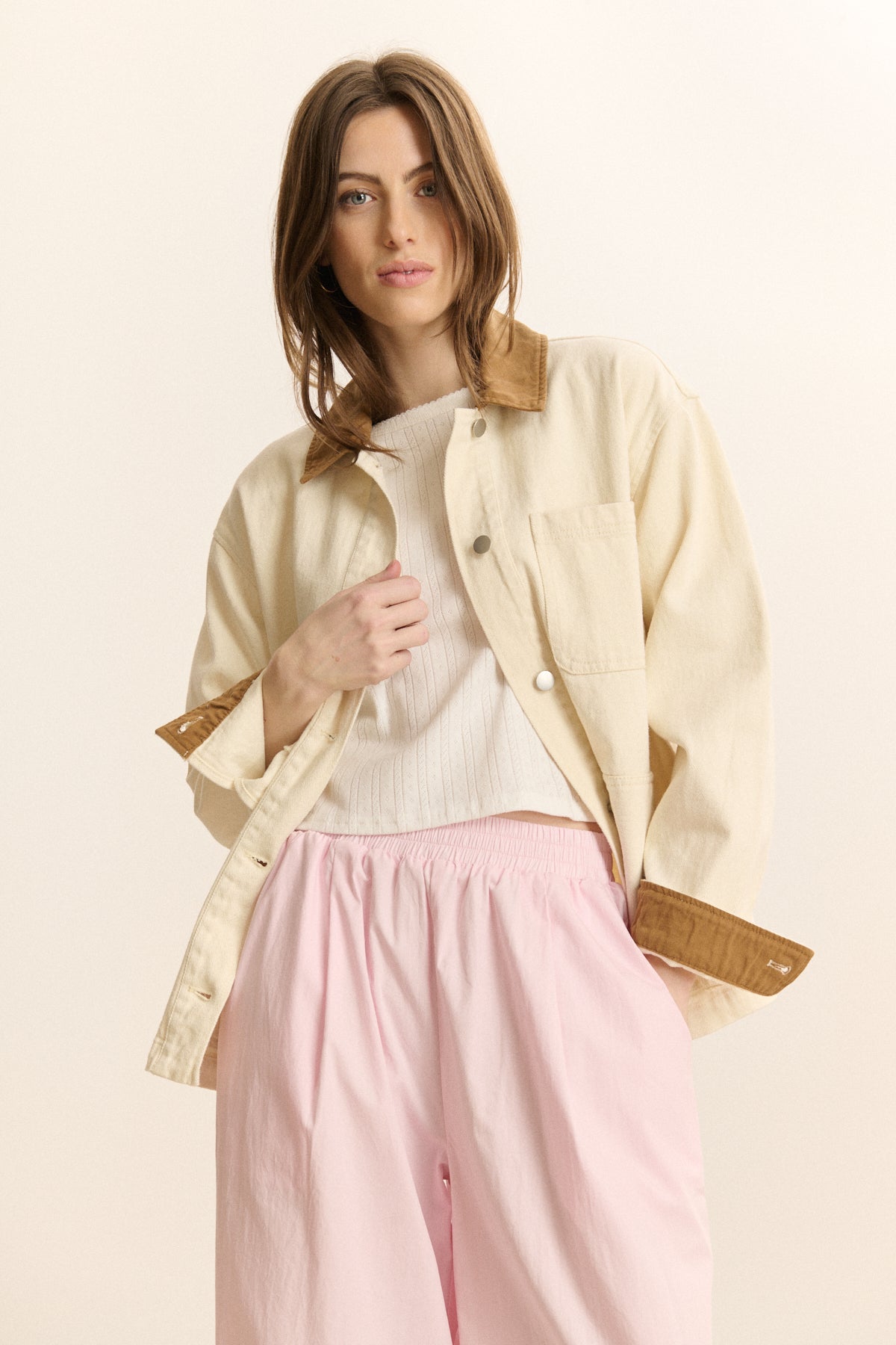Veste courte workwear CLEO, GARANCE PARIS 