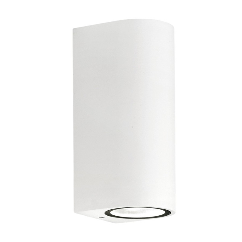 Petite applique murale extérieure haut et bas blanc Sora, MILLUMINE