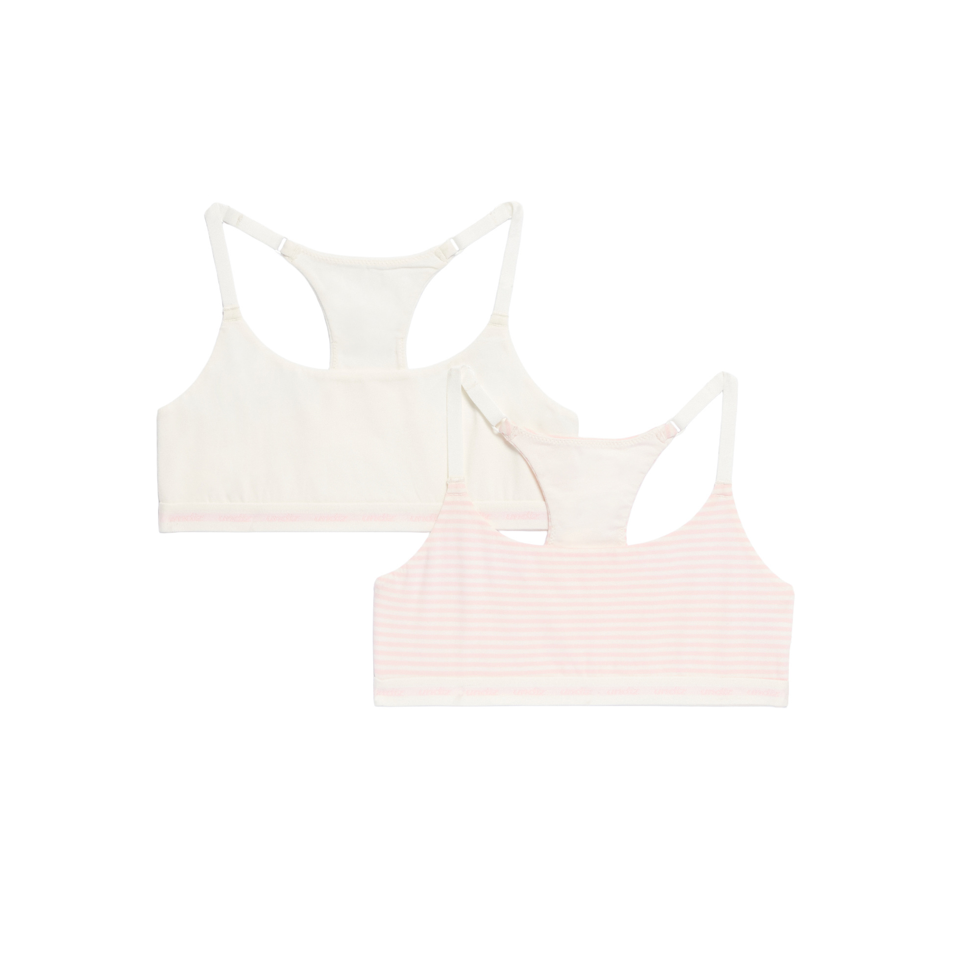 Lot de 2 brassières ados en coton SOHAPPIZ, UNDIZ