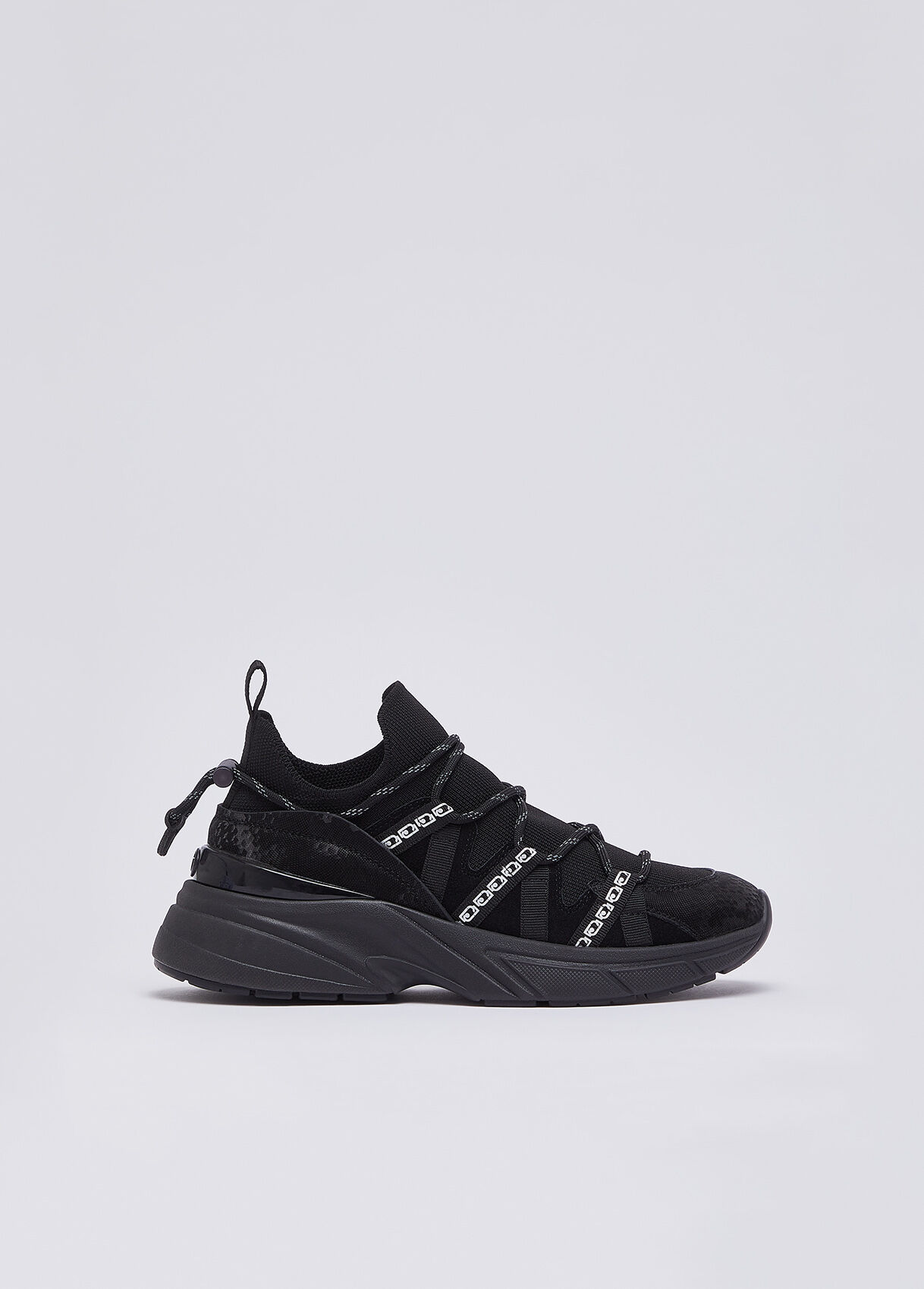 Sock-sneakers avec imprimé python, LIU JO