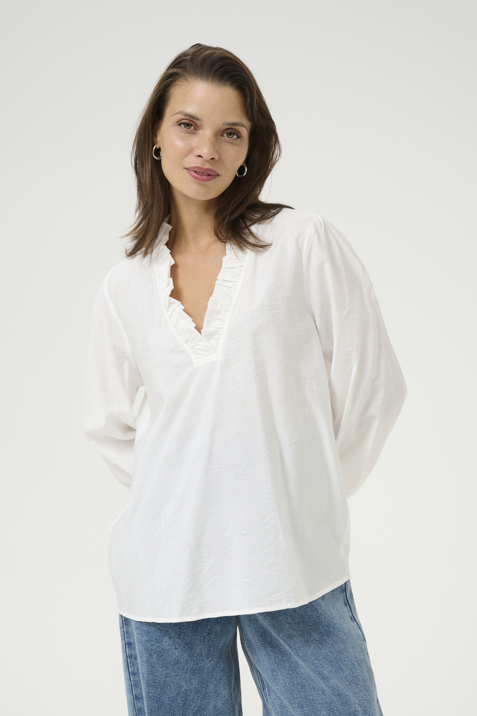 Blouse with long sleeve, KAFFE