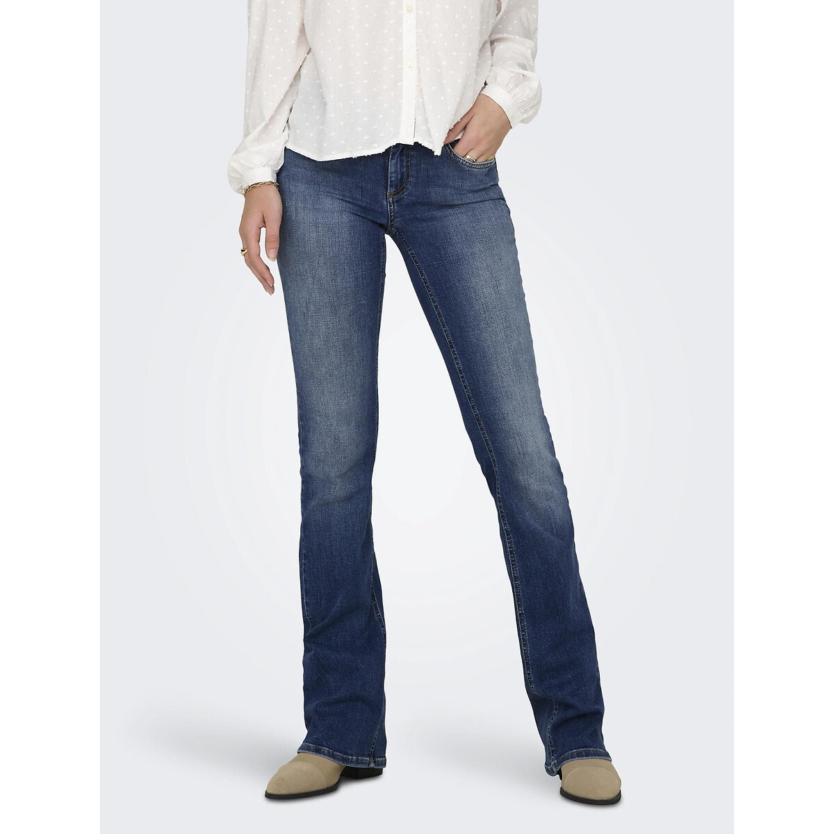 Jean slim taille clearance basse femme pas cher