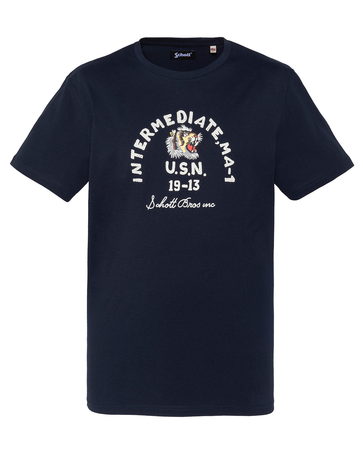T-shirt imprimé U.S.N., SCHOTT