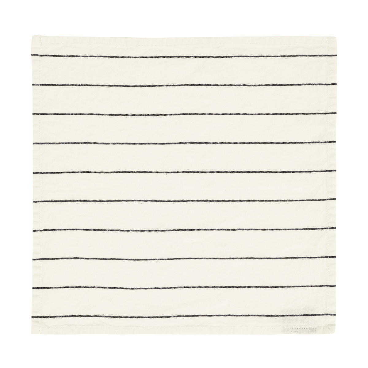 Lot de 4 serviettes de table en coton/lin SOFT STRIPES, SENSEI MAISON