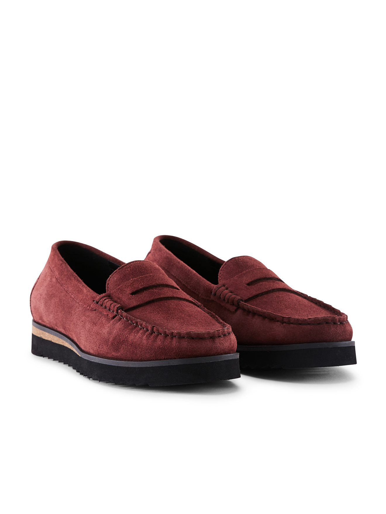 Mocassins à enfiler semelle compensée, PEDICONFORT