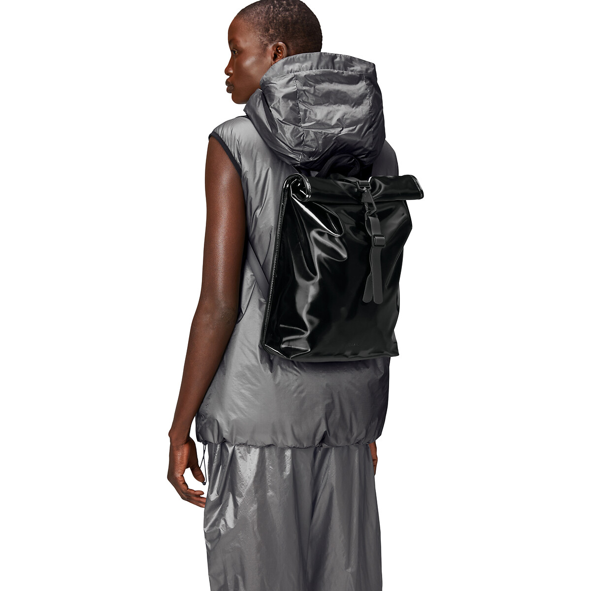 Unisex Mini Rolltop Backpack