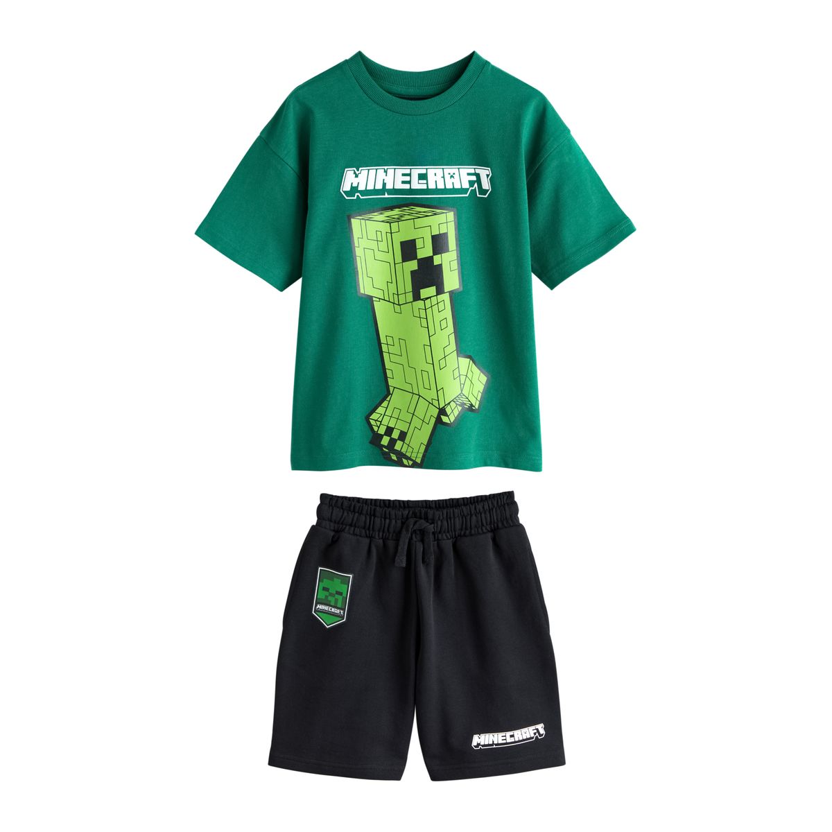 Ensemble t-shirt et short minecraft, NEXT