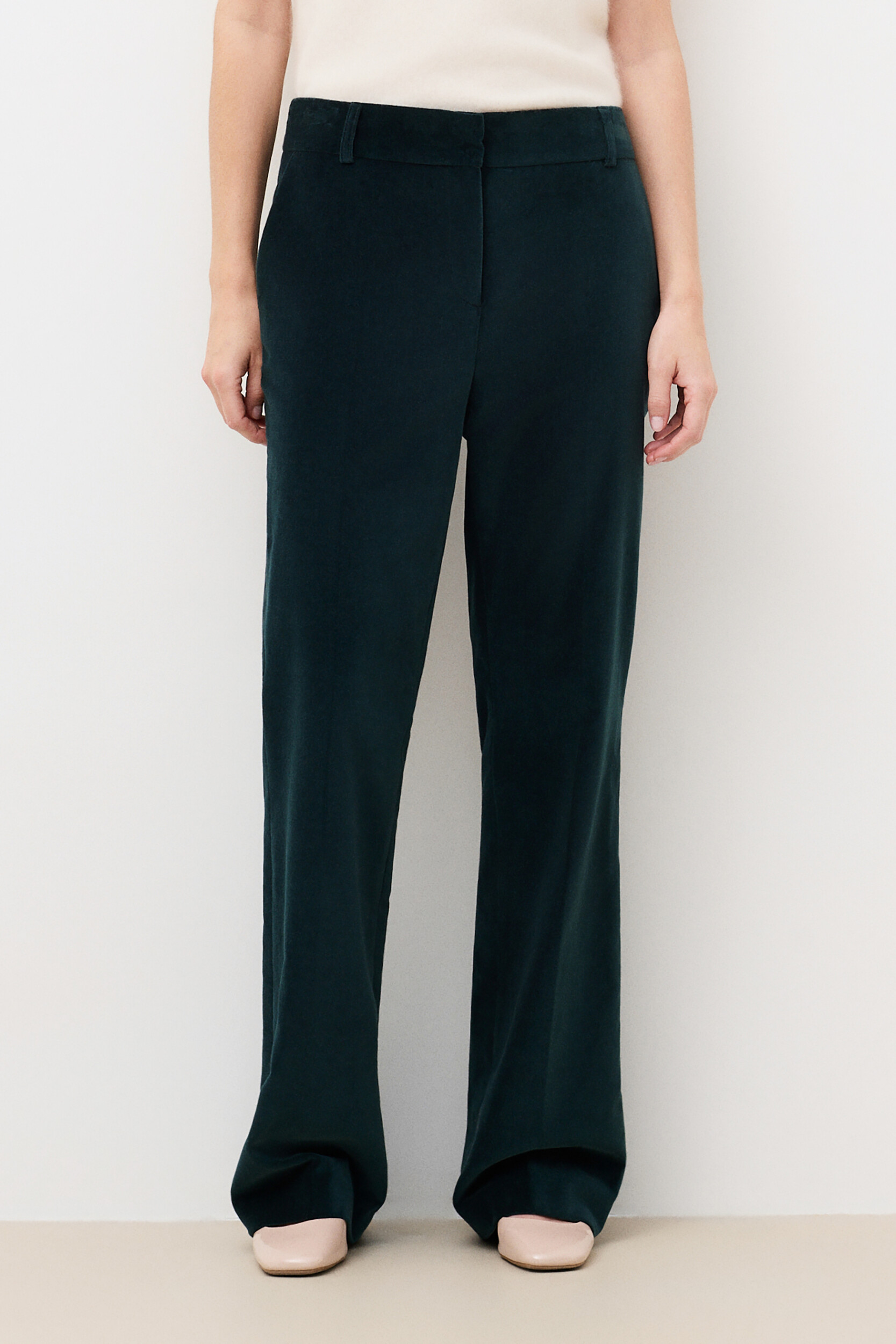 Pantalon droit en velours PMAEL, CAROLL