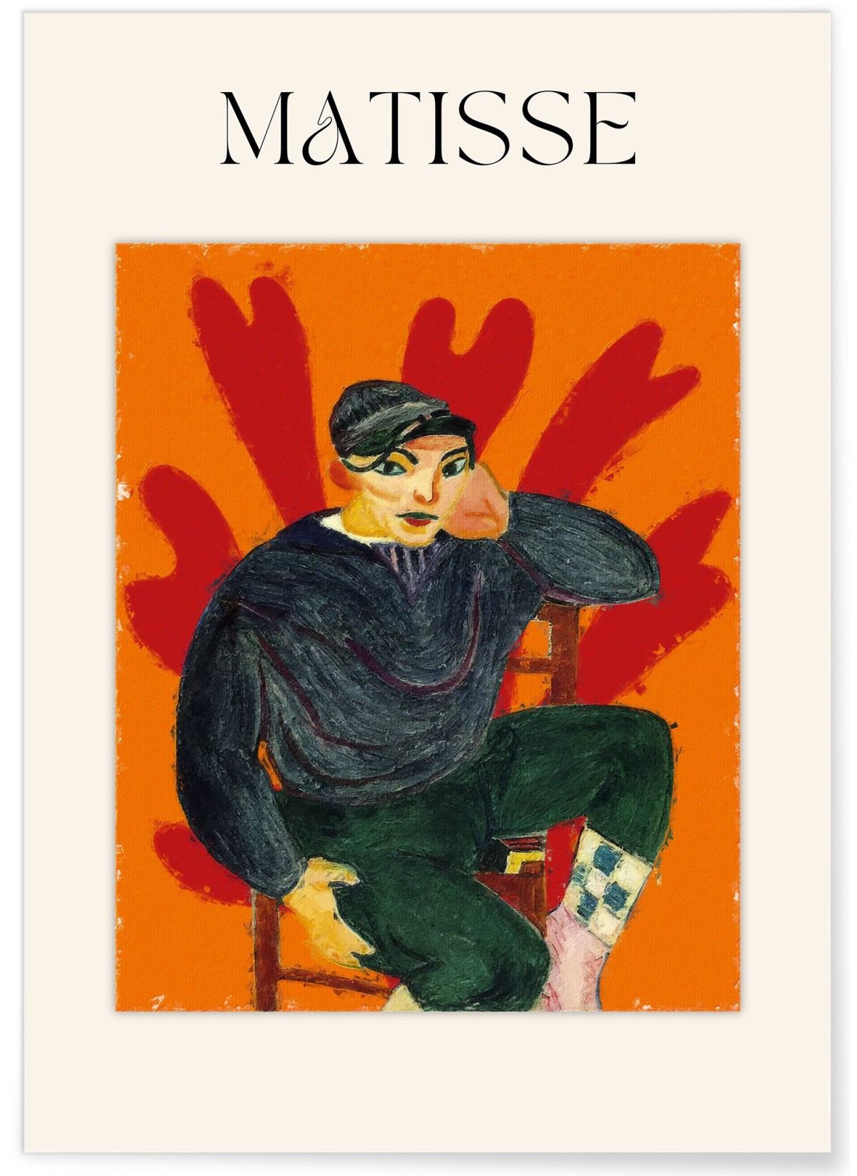 Affiche Matisse - Jeune Homme Assis, L'AFFICHERIE
