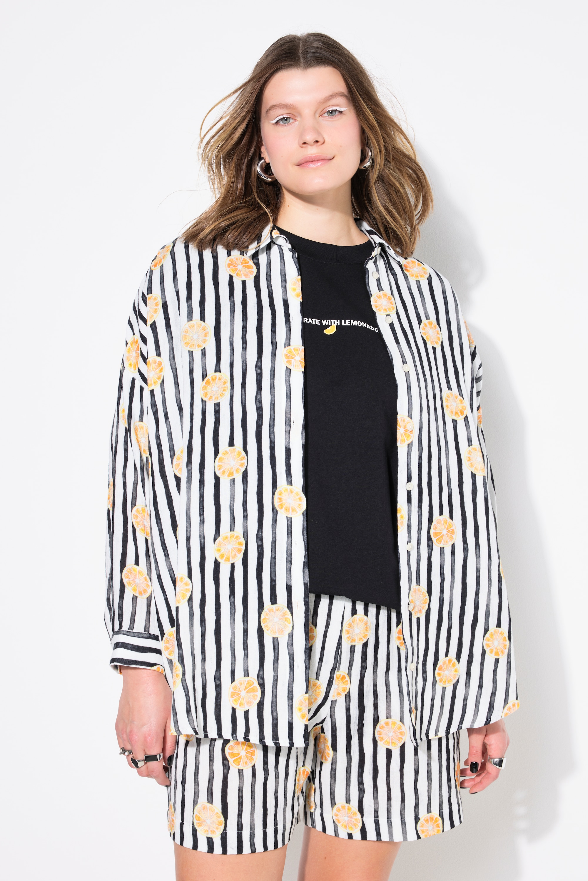 Chemisier rayé oversize, STUDIO UNTOLD