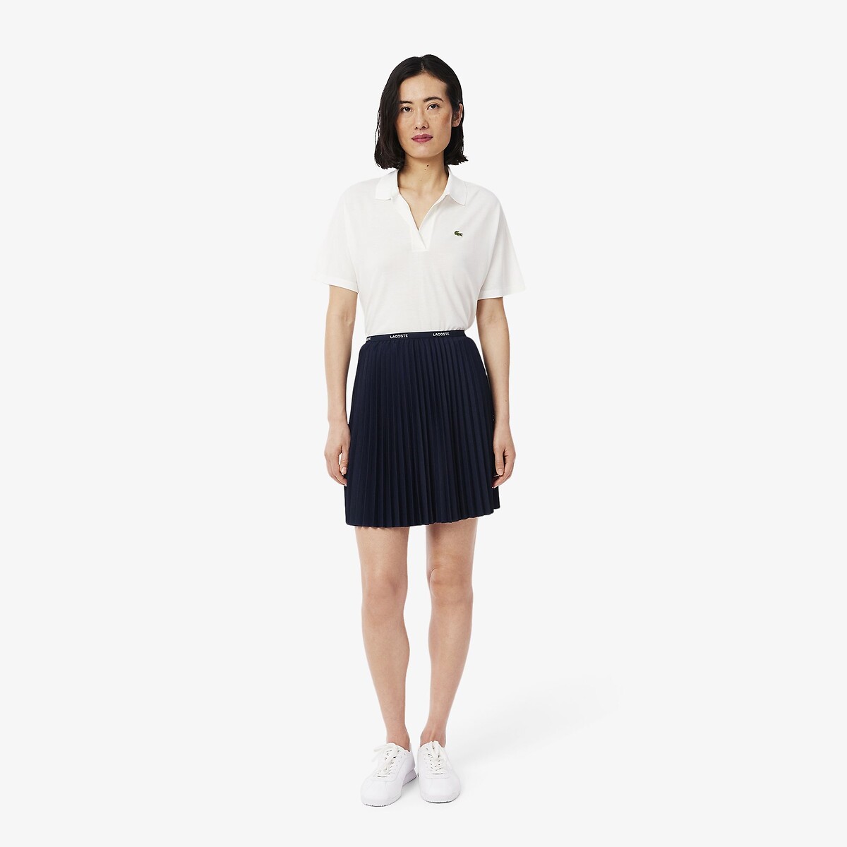 Jupe courte plissée, LACOSTE