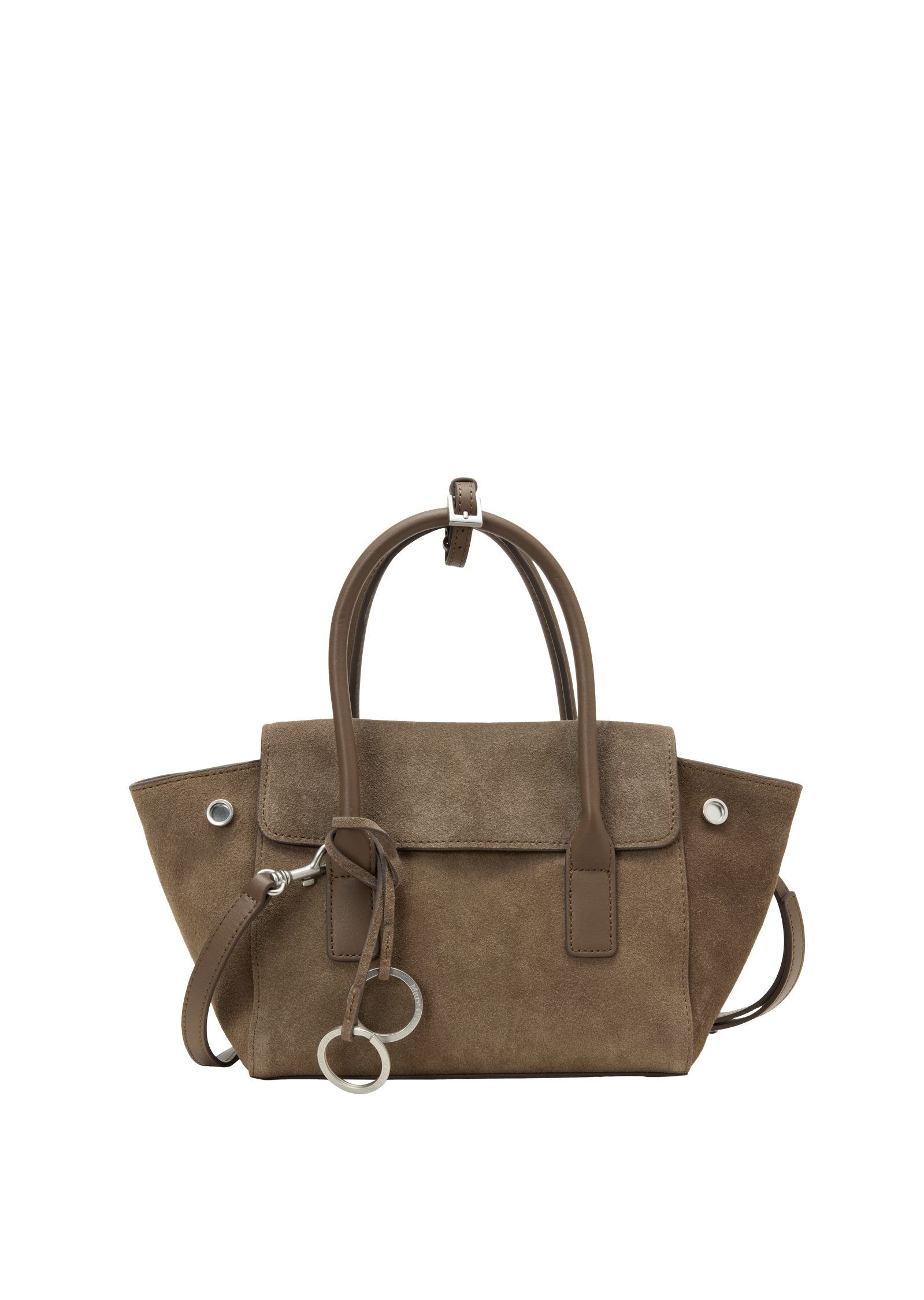 Sac cabas modèle Gitty petit format en cuir velours souple, MARC O'POLO