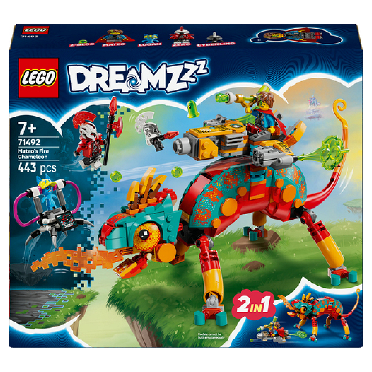71492 - Le cameleon cracheur de feu de Mateo, LEGO
