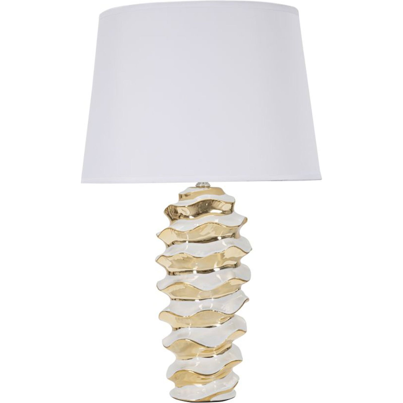 Lampe à poser en céramique effet ruche GLAM, RECOLLECTION