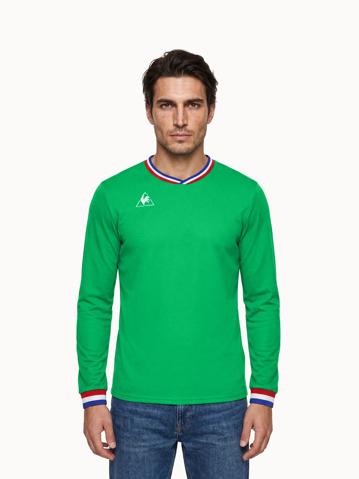 T-shirt manches longues 1976 en jersey SAINT ETIENNE, LE COQ SPORTIF
