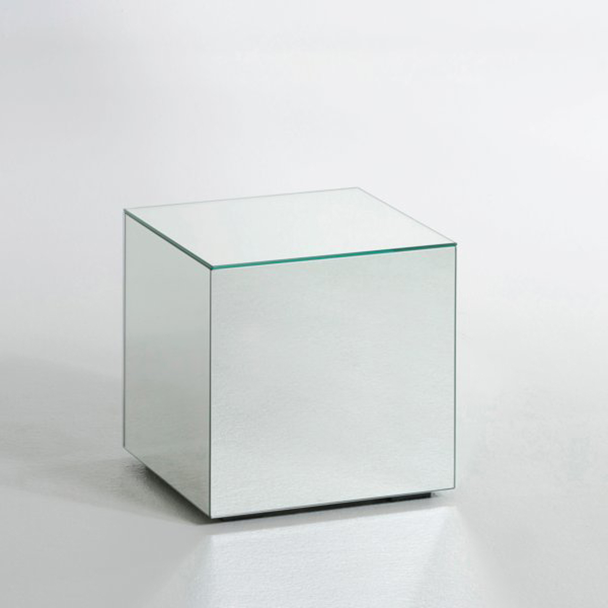 Product photograph of Lumir Mirrored Bedside Side Table from La Redoute UK