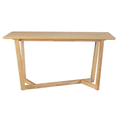 Table design rectangulaire noyer et bois teinté  L150 cm KOUK MILIBOO