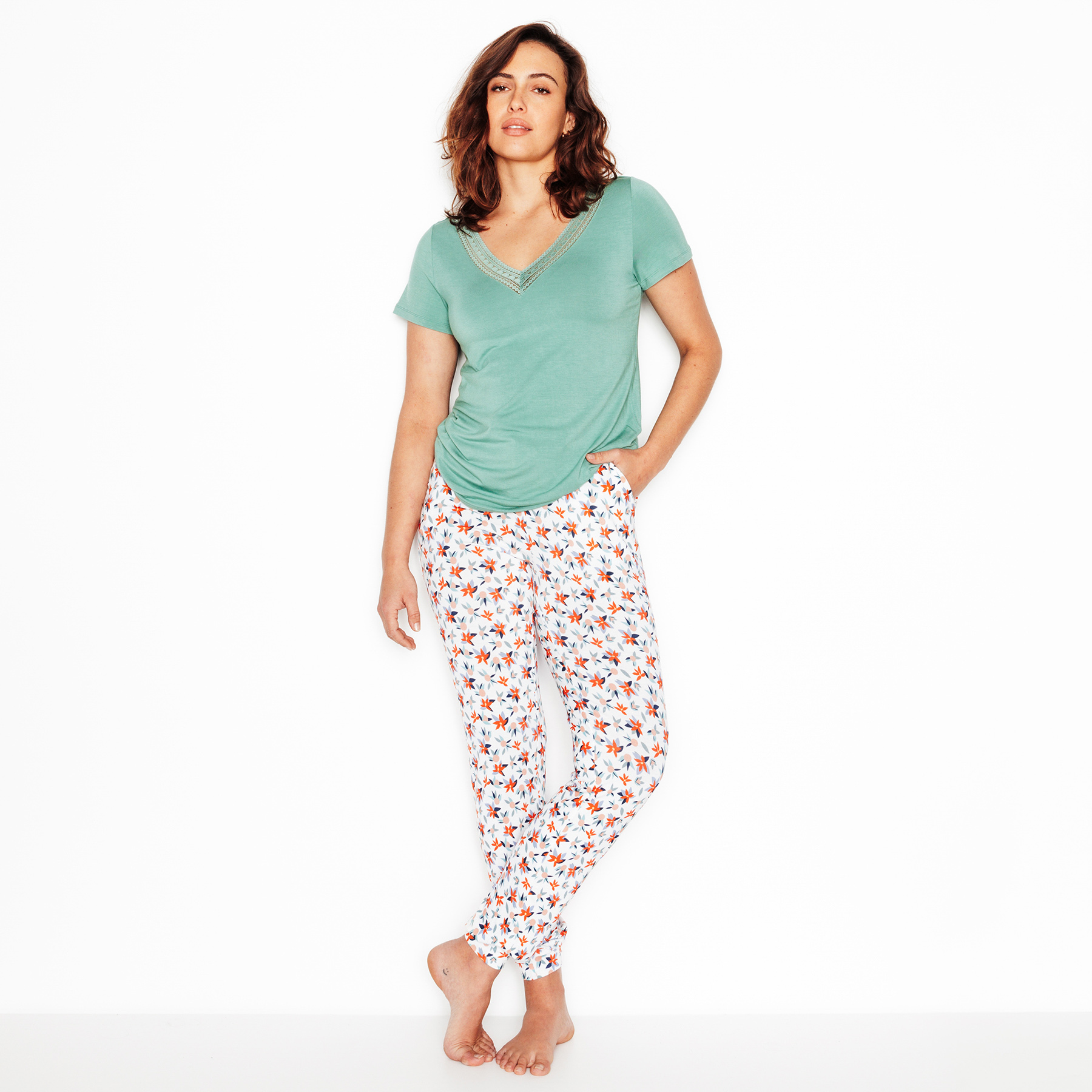 Pantalon pyjama CAMILLE, ROUGEGORGE LINGERIE
