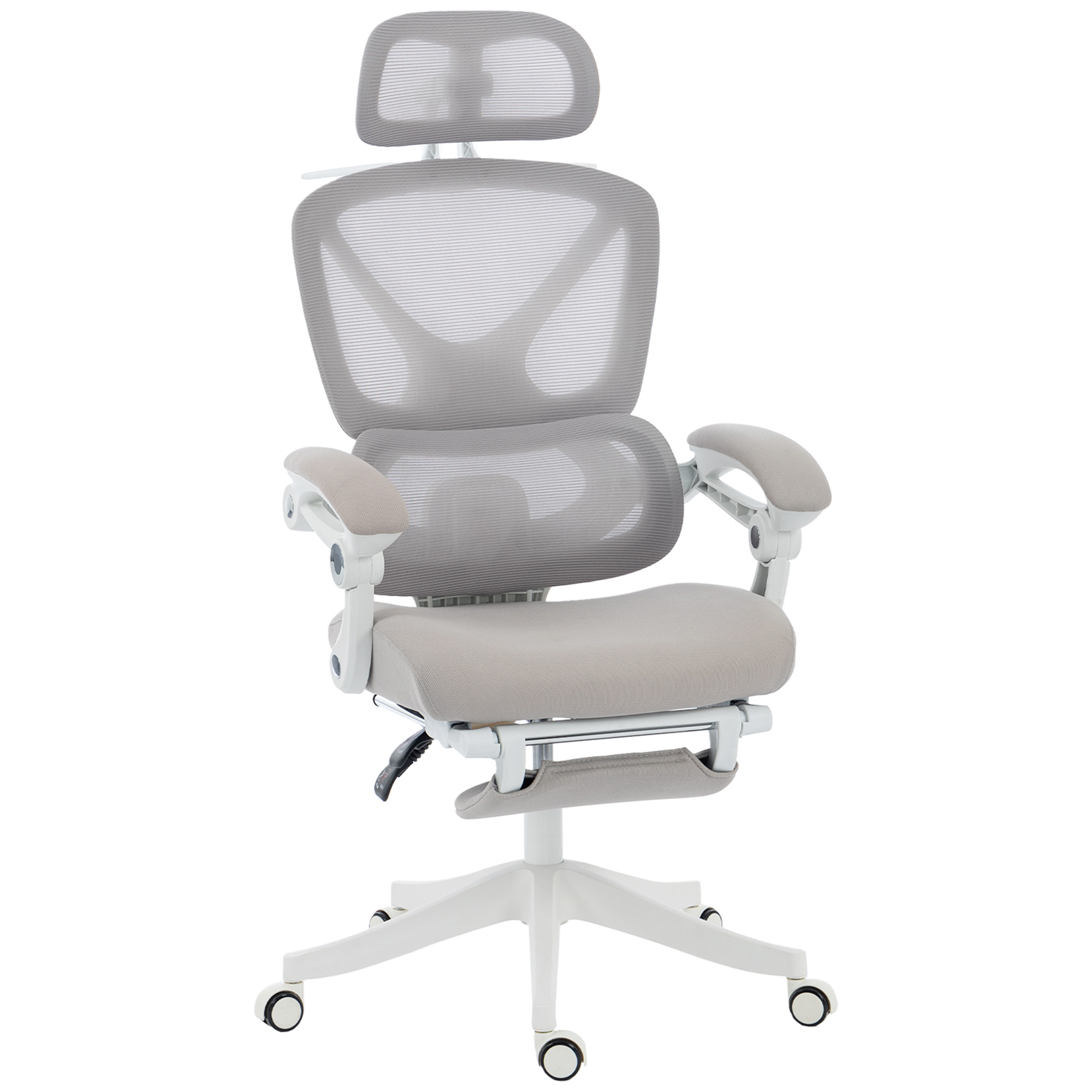 Chaise de bureau Maille (100 % polyester), HOMCOM