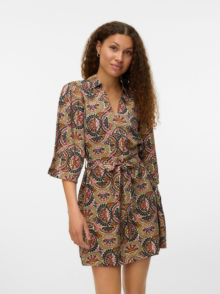 Printed Mini Dress, VERO MODA