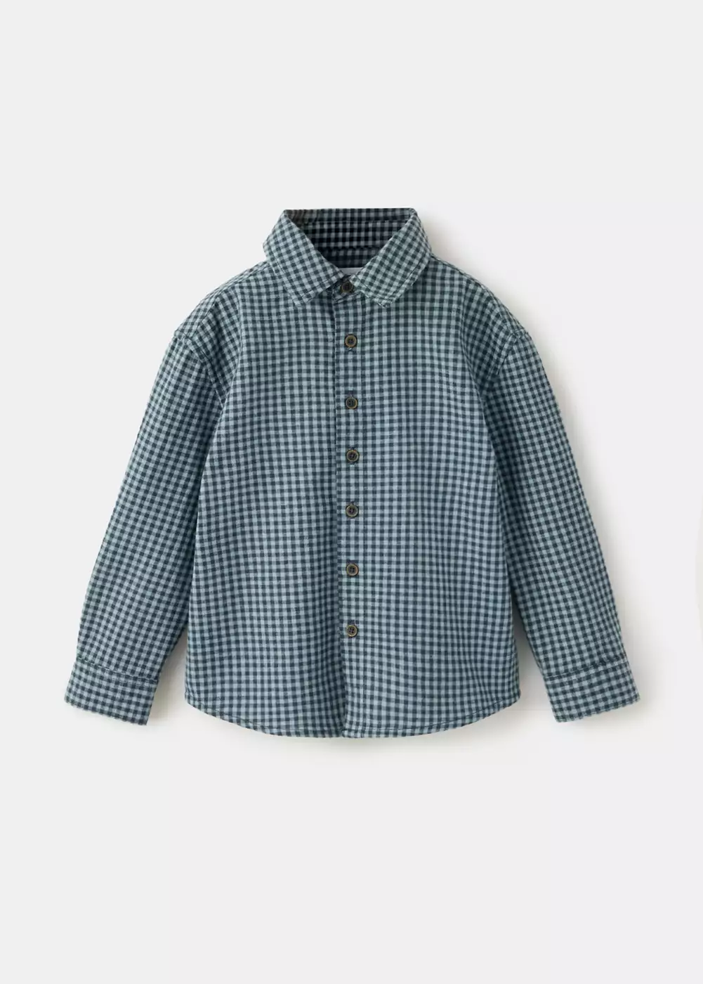 Chemise 100% coton à carreaux, MANGO BABY