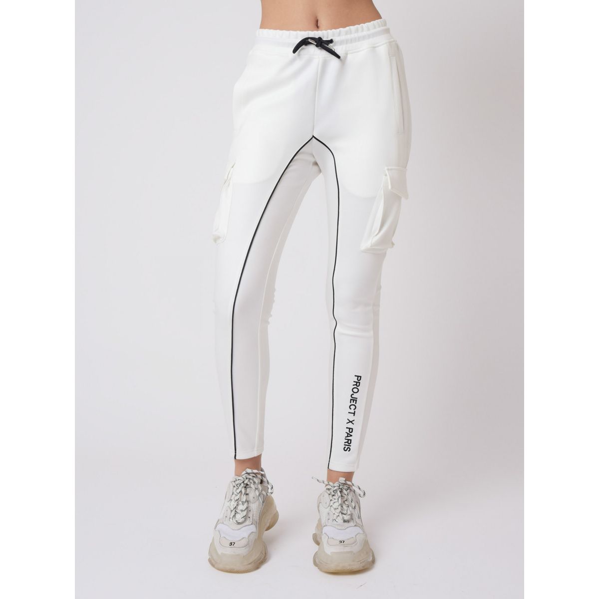 Pantalon jogger simili online cuir