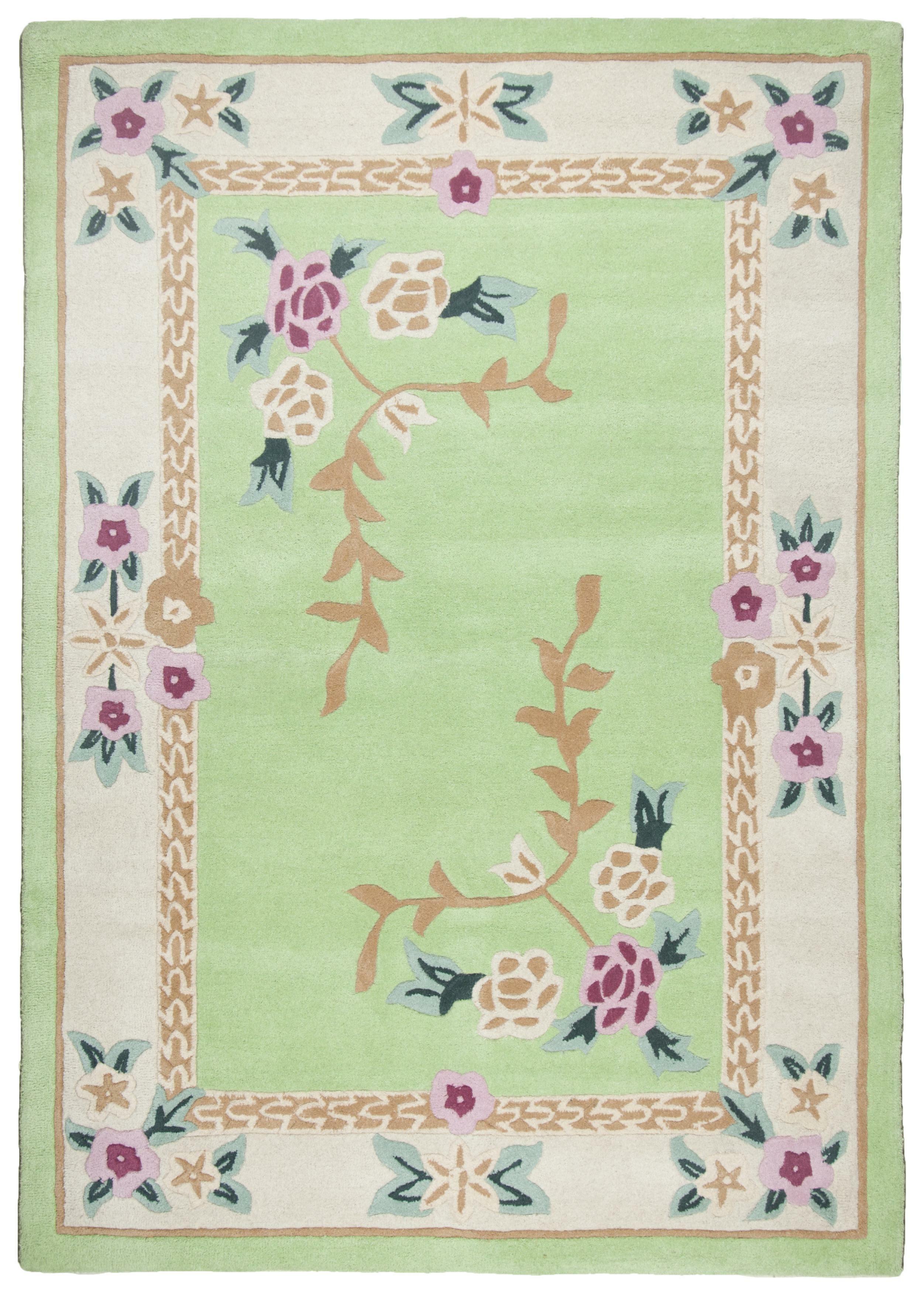 Tapis d'enfant floral Lifou tufté en laine, THEKO