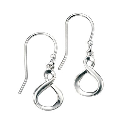 Sterling Silver Infinity Loop Earrings BEGINNINGS