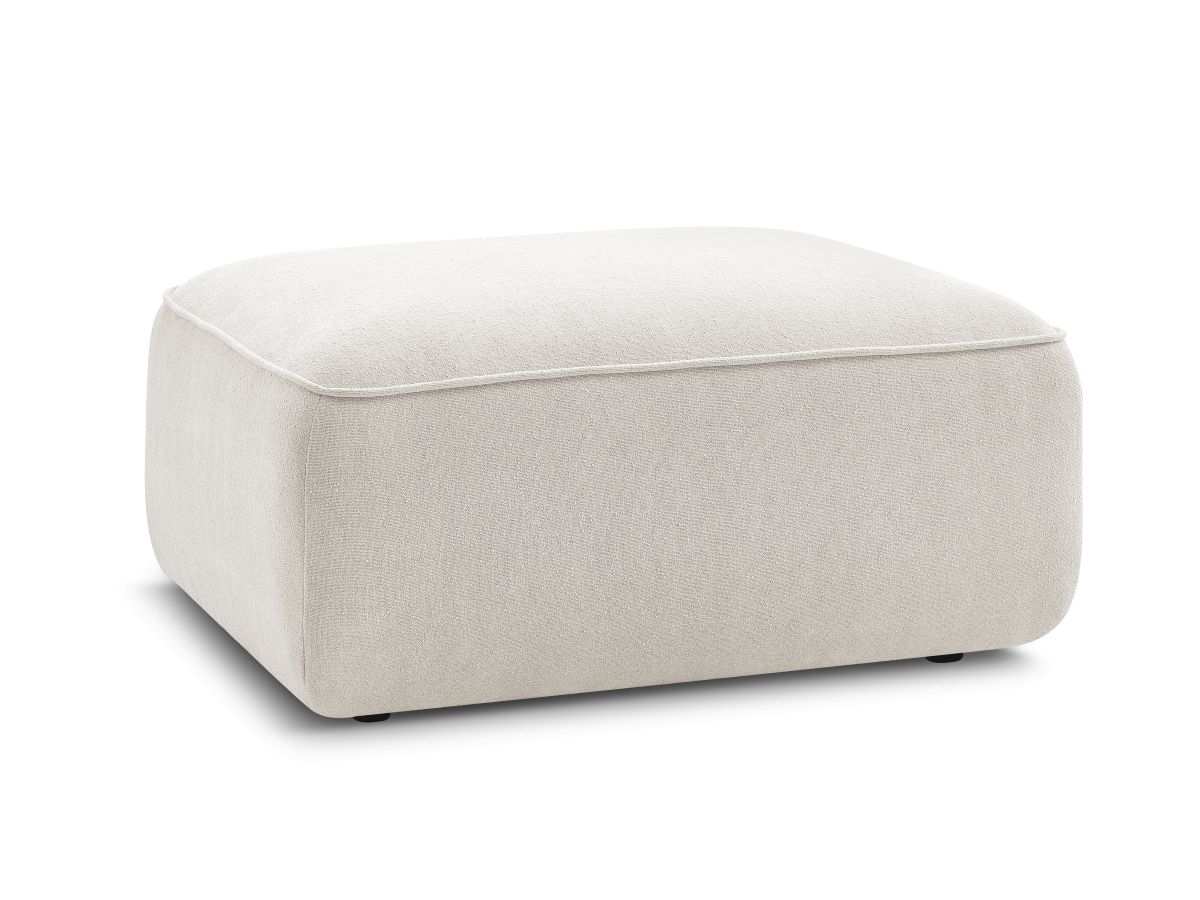 Pouf tissu texturé, ZEPHYR, BOBOCHIC
