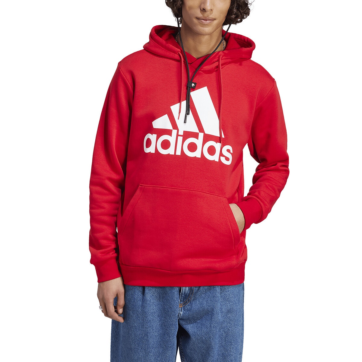 Sweat rouge adidas discount homme