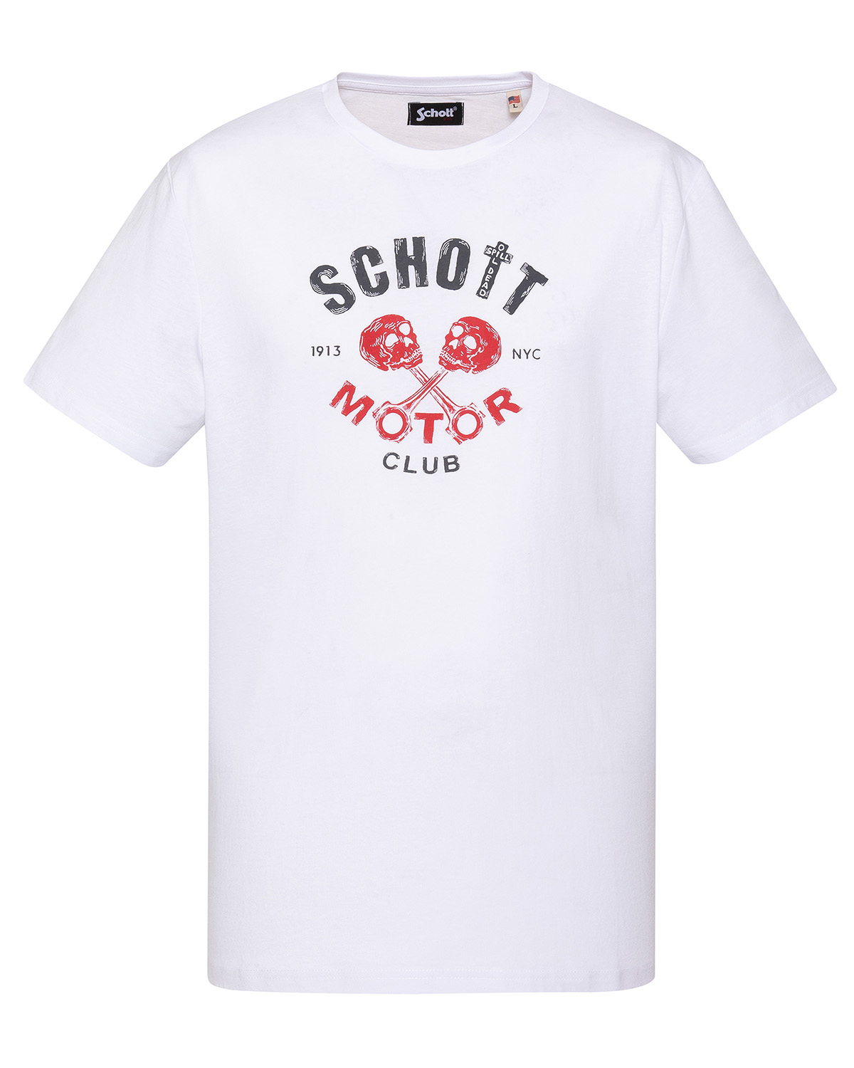 T-shirt imprimé Schott Motor Club, SCHOTT