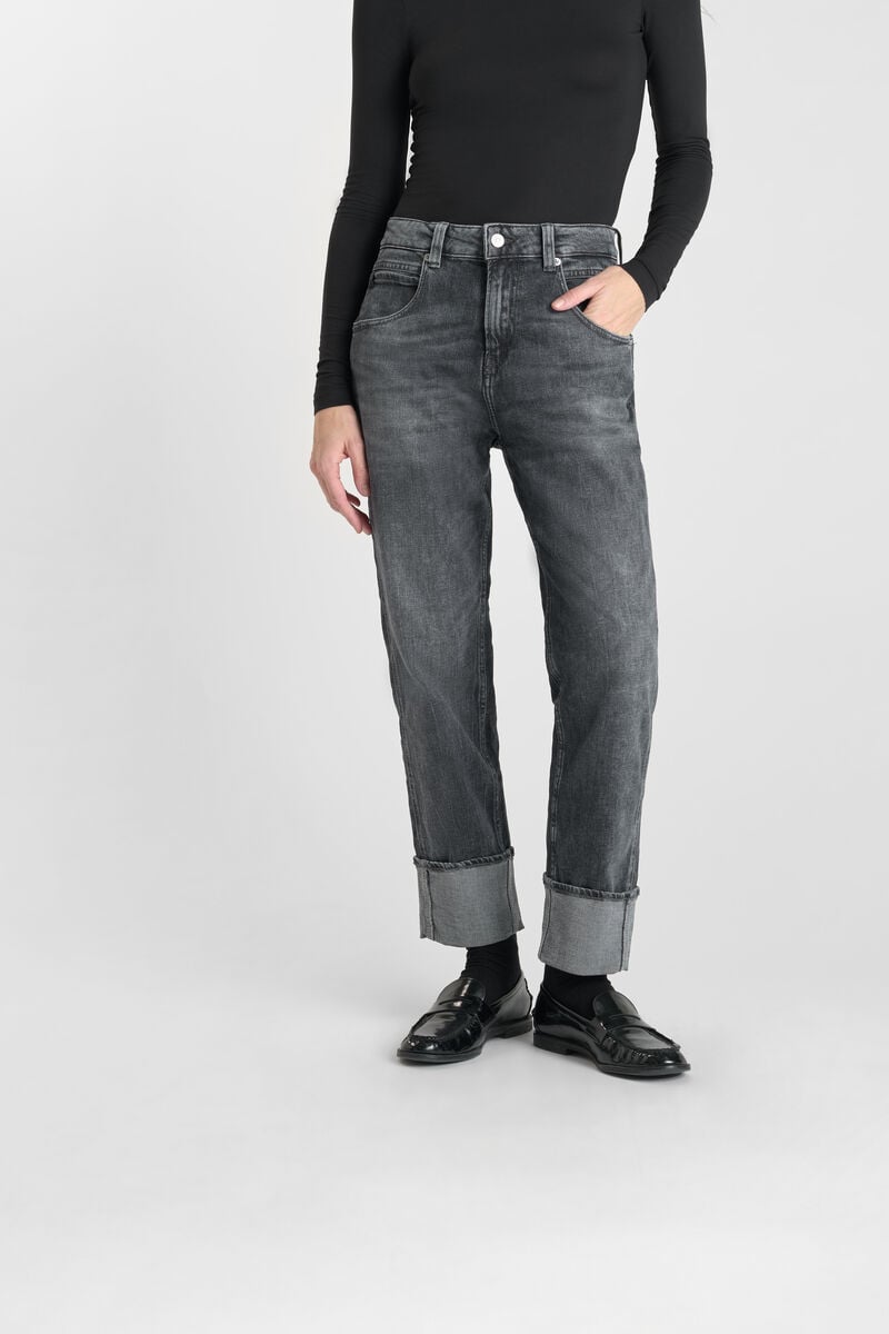 Jeans loose, large 400/60 girlfriend , 7/8ème, LE TEMPS DES CERISES
