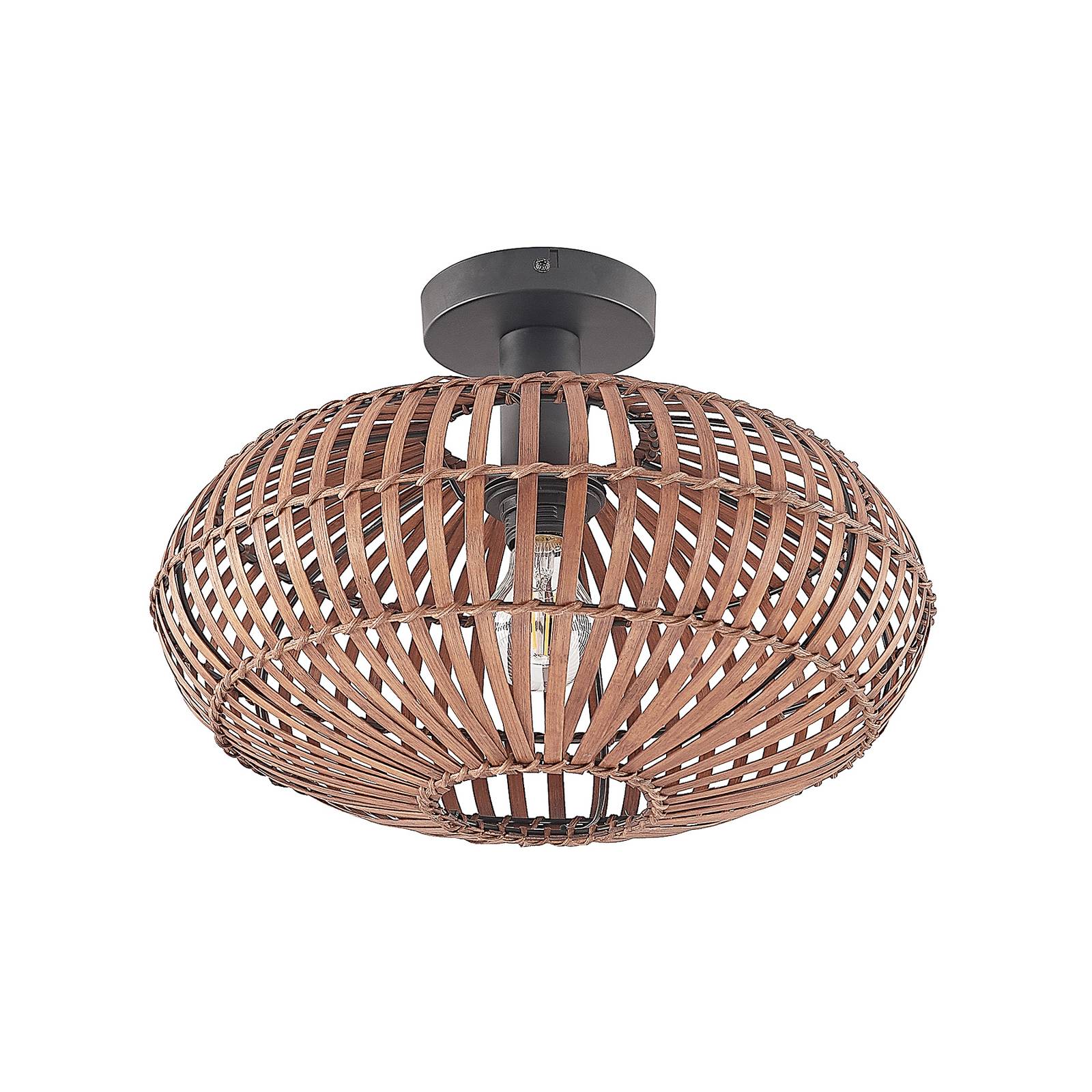 Plafonnier en bambou scandinave, Majeora, LINDBY