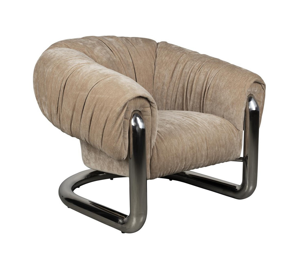 Fauteuil en velours - MARLY, DUTCHBONE