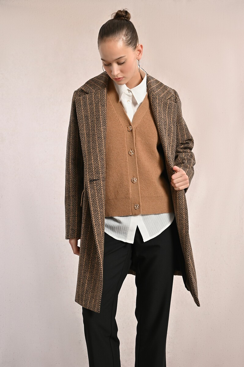 Striped Overcoat, MOLLY BRACKEN