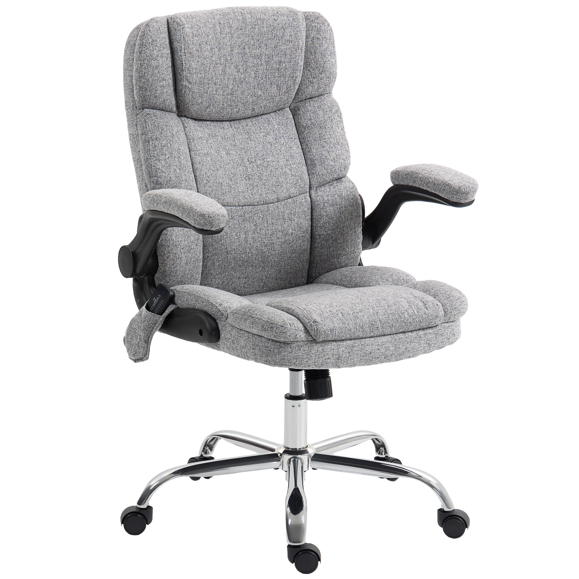 Fauteuil de bureau avec fonction massage, HOMCOM
