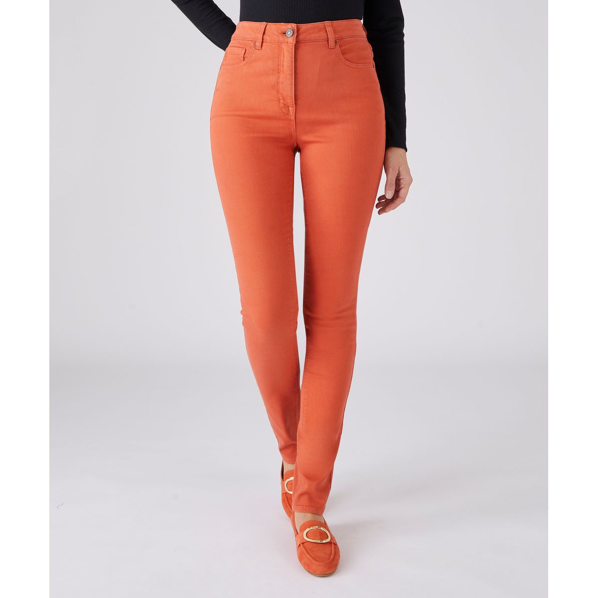 Jean orange femme La Redoute