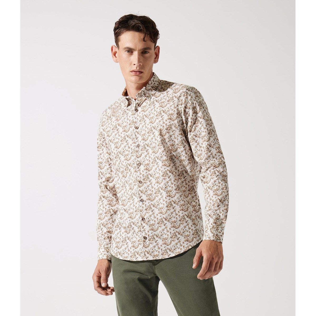 Chemise droite imprim floral JACKI