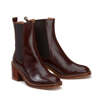 Bottines chelsea cuir LA REDOUTE COLLECTIONS