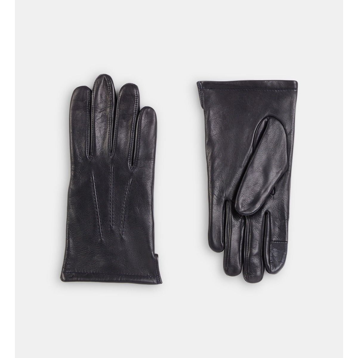 Gants tactiles cuir homme La Redoute