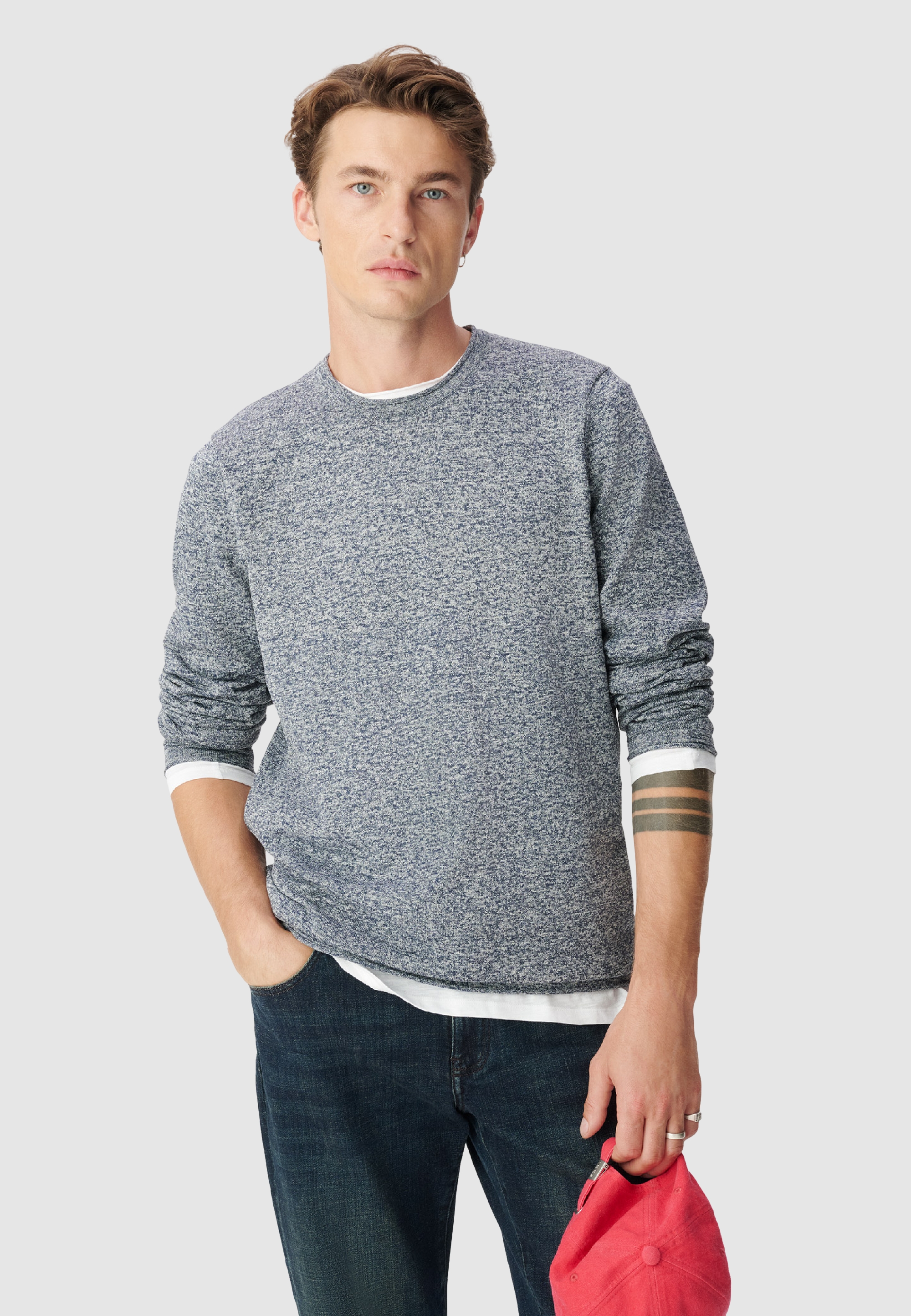 Pull tricot mouliné, IKKS