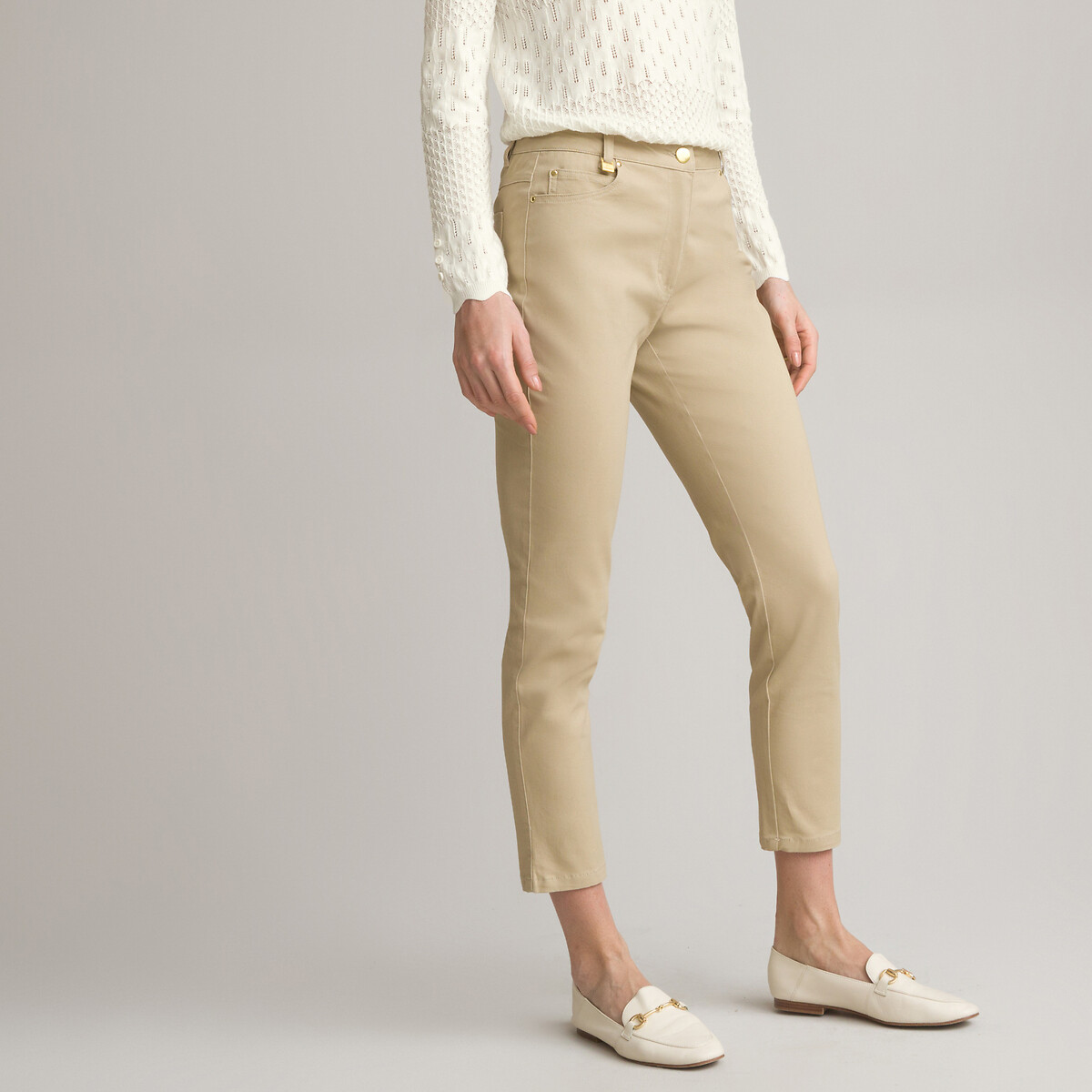 Cotton Velour Straight Pant | EILEEN FISHER